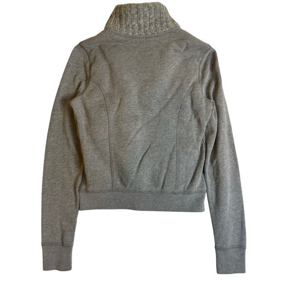 Abercrombie Sherpa Lined Jacket Womens Cozy Indie Sleaze Moose Y2K 90s Retro - Picture 6 of 13